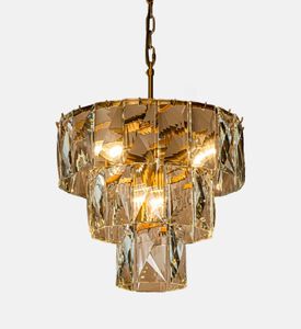 Basilio Rectangular Crystals Chandelier