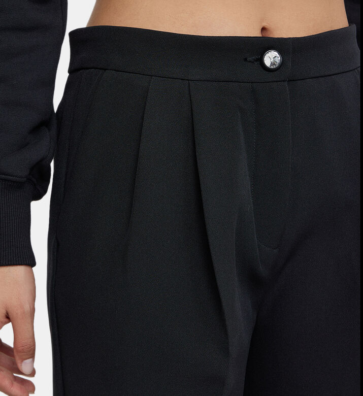 Wide-legged High-waisted Pants