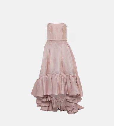 Alexandre Vauthier Studded Jersey Drape Style Maxi Dress S Preowned