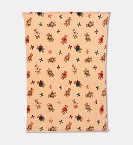 Kaemingk Throw Polyester Flannel Bear, Beige, Packshot View