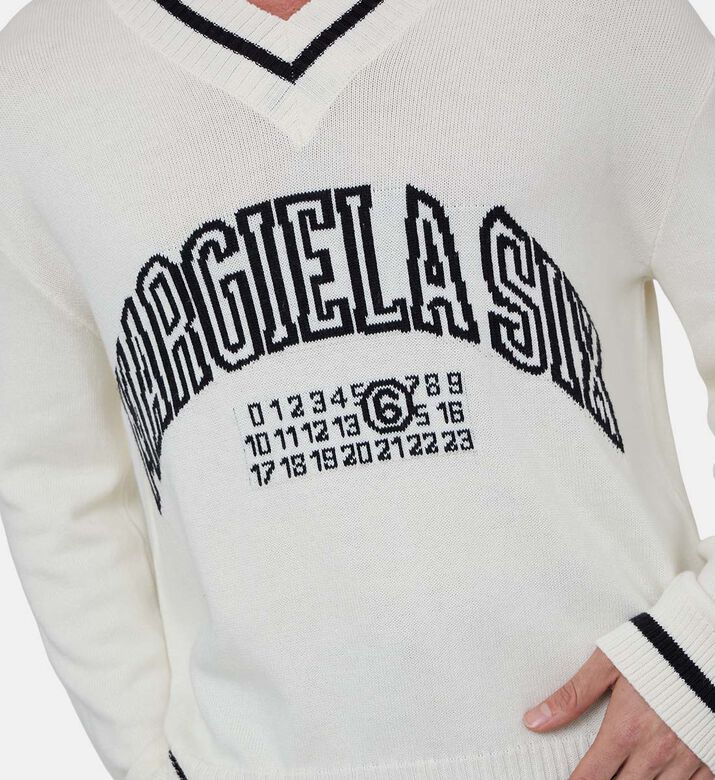 Logo-print V-neck Jumper Logo-print V-neck Jumper