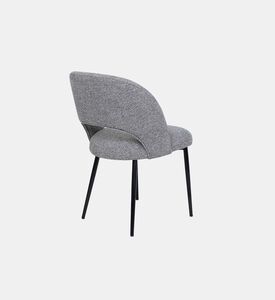 Pure Furniture Dex Metal Legs Dining Chair, Grey, Packshot View