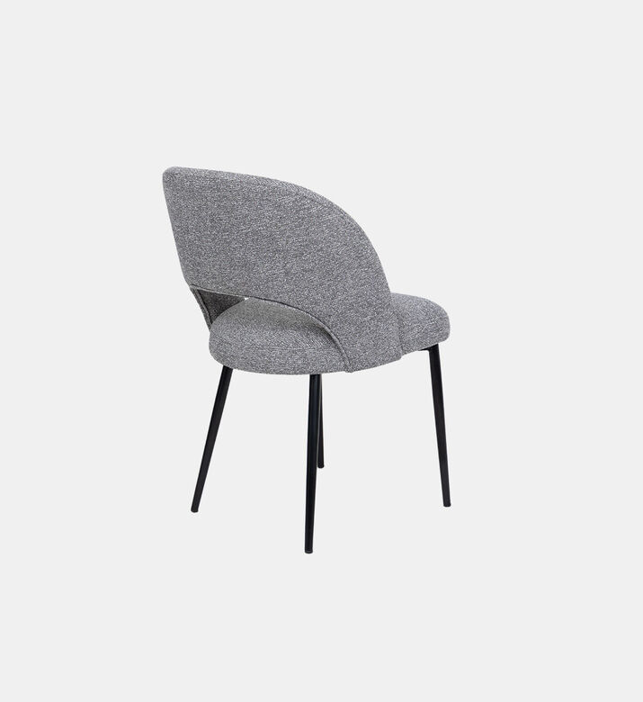 Pure Furniture Dex Metal Legs Dining Chair, Grey, Packshot View