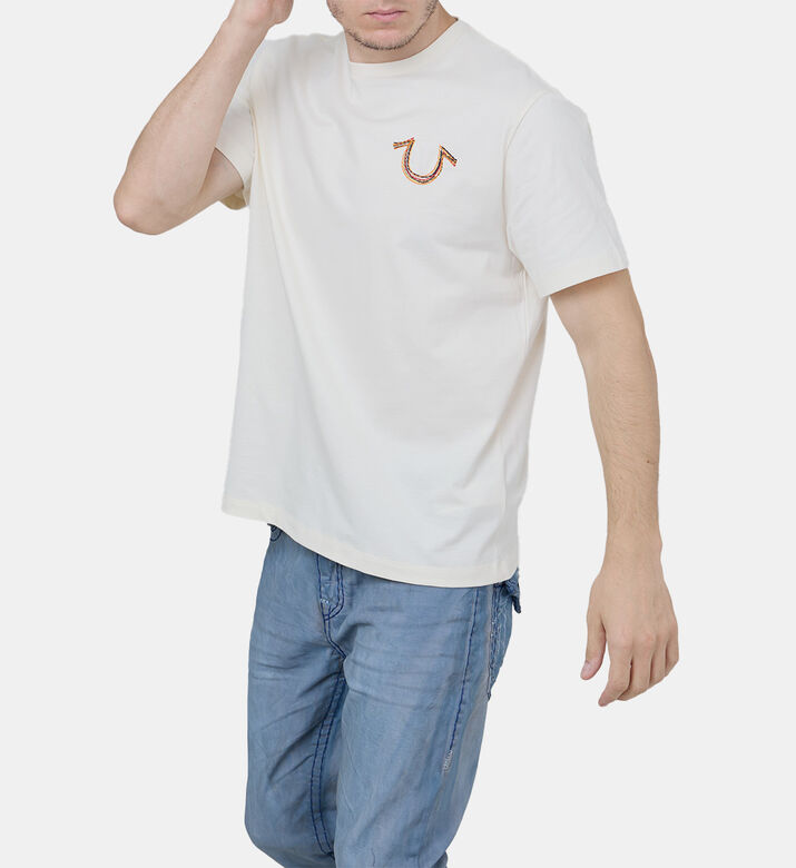 Embroidered Rainbow Stitch T-shirt Embroidered Rainbow Stitch T-shirt