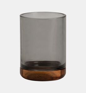 Bruna Round Acacia Base Tumbler Bruna Round Acacia Base Tumbler