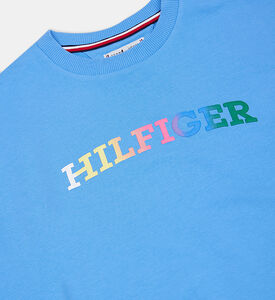 سويت شيرت بأكمام منتفخة للبنات