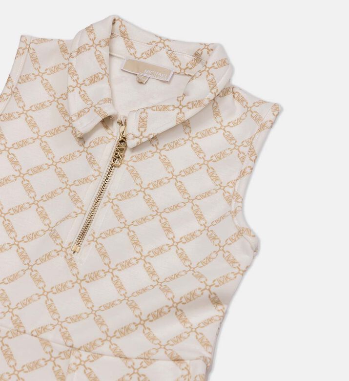 All-over Logo-print Sleeveless Dress