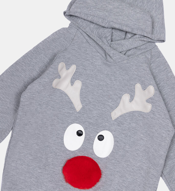 Dasher Hooded Knitted Sweatshirt