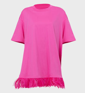 ريشة تنحنح المتضخم تي شيرت