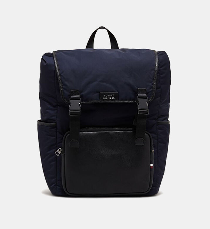 Flap Closure Logo Backpack
