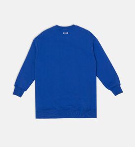 Cotton Diamanté Sweatshirt Dress