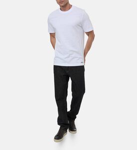 Les Deux Ricky 2-tone Denim Pants, Model View