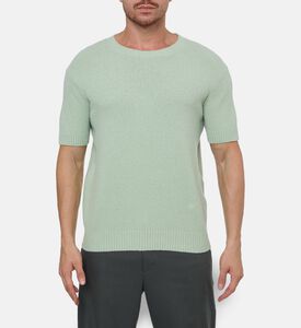The Kooples Textured Knit Crewneck T-shirt, Model View
