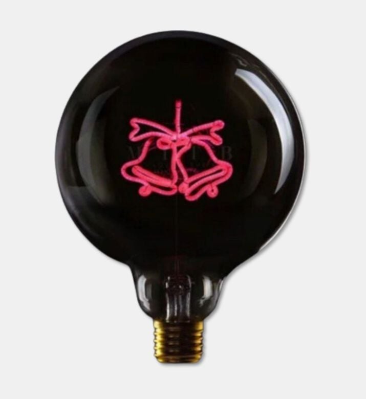 Message in the Bulb Christmas Bells Led Light Bulb, Packshot View