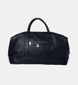 حقيبة جيمي بحزام من جلد البقر بسحاب