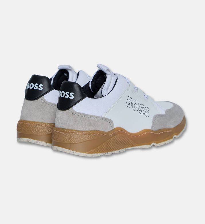 Boss Mixed Material Lace-up Sneakers, Packshot View