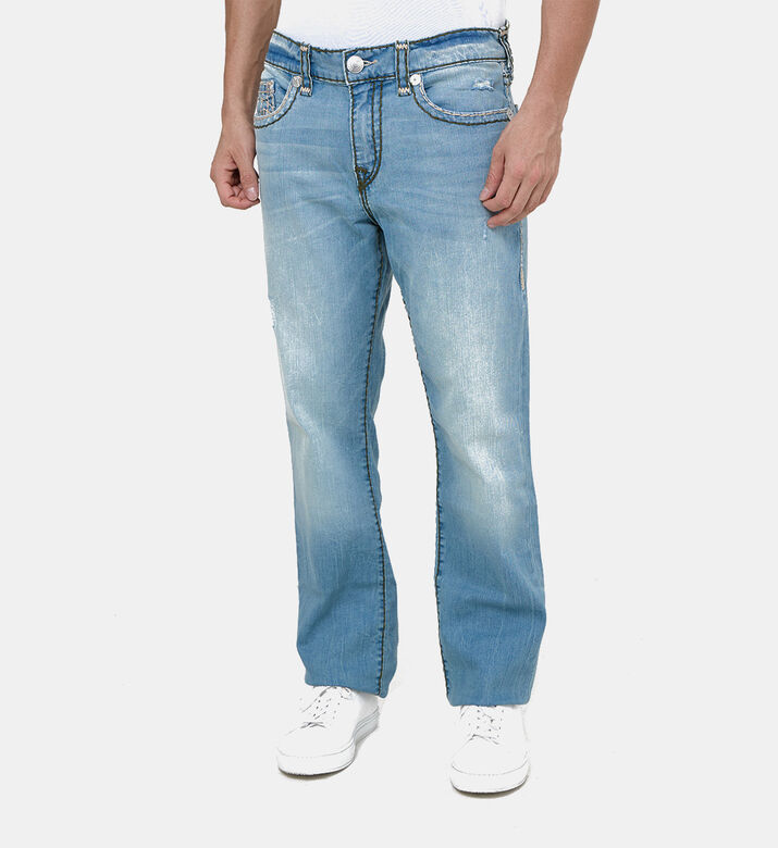 Classic-cut 5-pockets Denim Pants