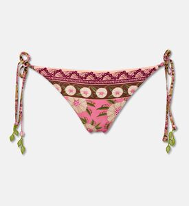 Agua Bendita Tammy Floral-print Side-tie Bottom, Packshot View