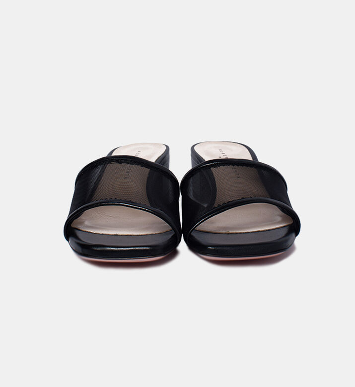 Mesh Heels Sandals