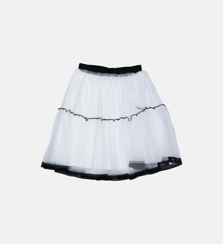 Kids Two-tone Ruched Skirt