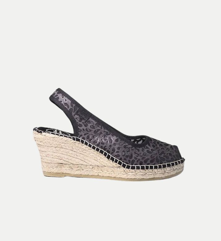 Bea-ik Vegan Cotton Blend Mid-wedge Espadrille