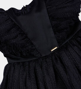 فستان بناتي مكشكش