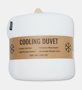 Home Deco and More Zina Cooling Comforter, White, 240x260-cm, Packshot View