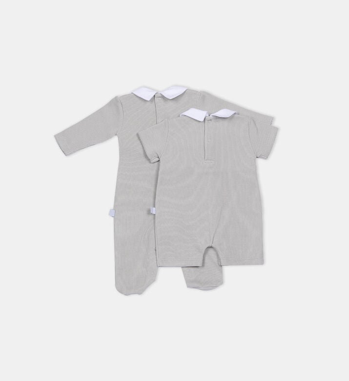 Cotton Printed Dungarees 4-piece Set Cotton Printed Dungarees 4-piece Set