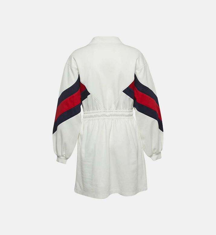 Knit Interlocking G Web-detailed Mini Polo Dress Pre-owned