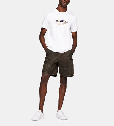 Logo Embroidery Crew Neck T-shirt