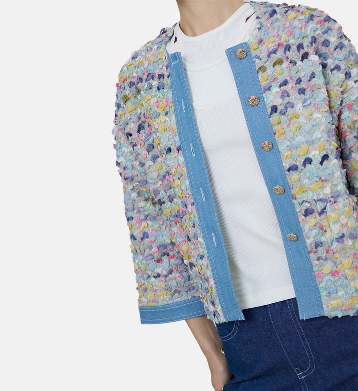 Multicolor Tweed Jacket