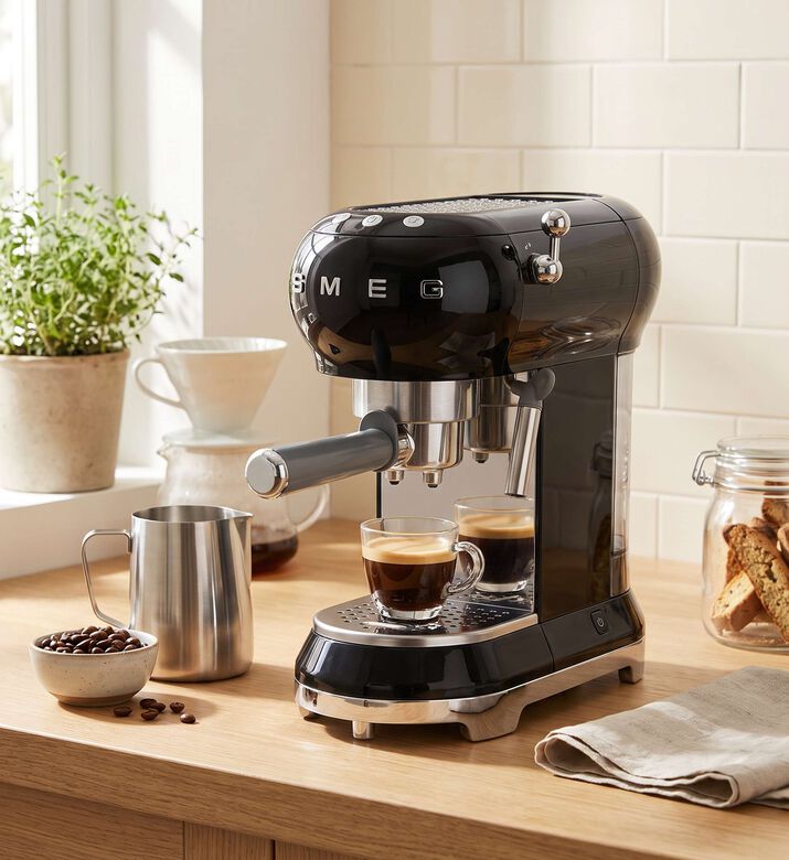 Smeg Pump Espresso Coffee Machine, Model View