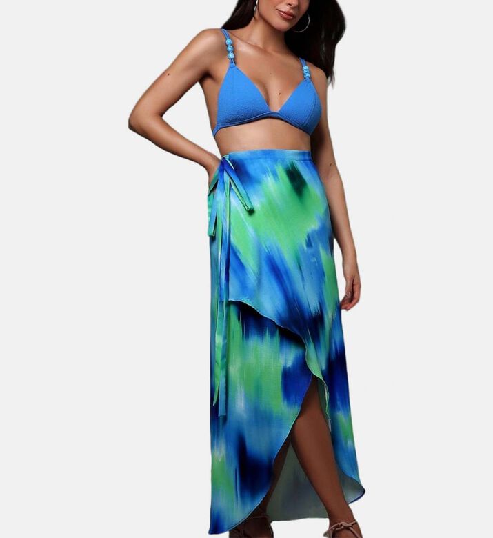 Karla Vivian Transpass Midi Skirt Cover-up, Model View