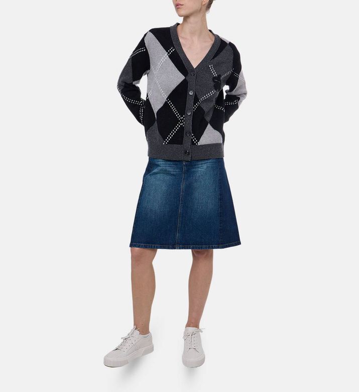 Marc Jacobs Card Preppy Daisy Arg, Black, L, Model View