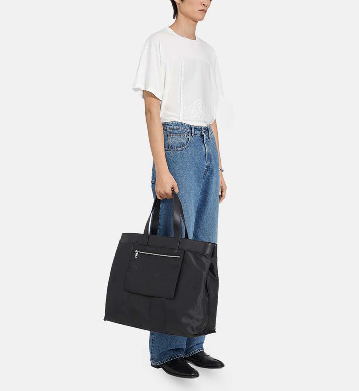 Faded Wide-leg Denim Pants