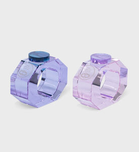 طقم خواتم منديل كريستال شيلبي