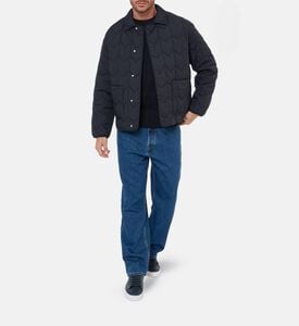 Maison Kitsune Quilted Design Long-sleeve Blouson, Model View Maison Kitsune Quilted Design Long-sleeve Blouson, Model View