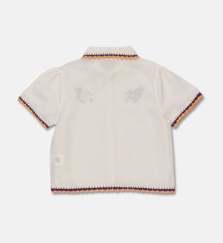 Stella McCartney Embroidered Crochet Trim Shirt, Packshot View