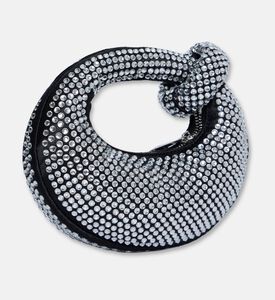 JW PEI Crystal Mini Top Handle Bag, Black, Packshot View