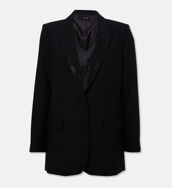 Zadig et Voltaire Viva Line Rhinestone-embellished Blazer, Packshot View