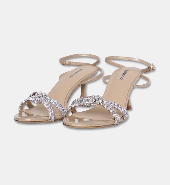 Lola Cruiz Alice Velvet Crystal Strap Sandals, Packshot View