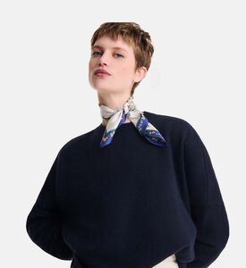 Silk Floral-print Scarf