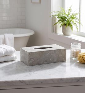 Aquanova Conor Large Stone Tissue Holder, Model View