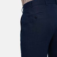 Washed-effect Straight-leg Trousers