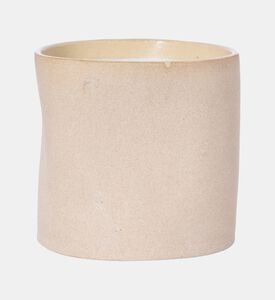 شمعة معطرة كبيرة جدًا بتصميم متموج برائحة توفي