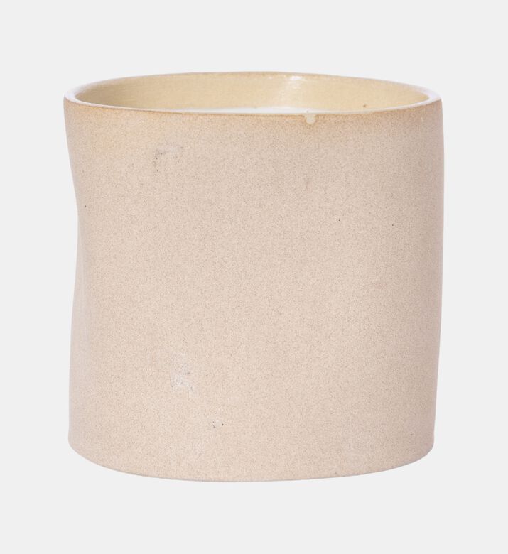 شمعة معطرة كبيرة جدًا بتصميم متموج برائحة توفي