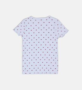 تيشيرت بطبعة كرز على كامله