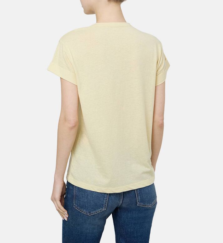 قميص أنيا مزين بحجر الراين