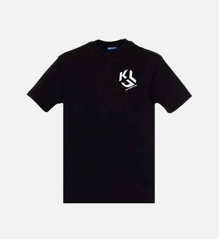 تيشيرت بنقشة أحرف العلامة