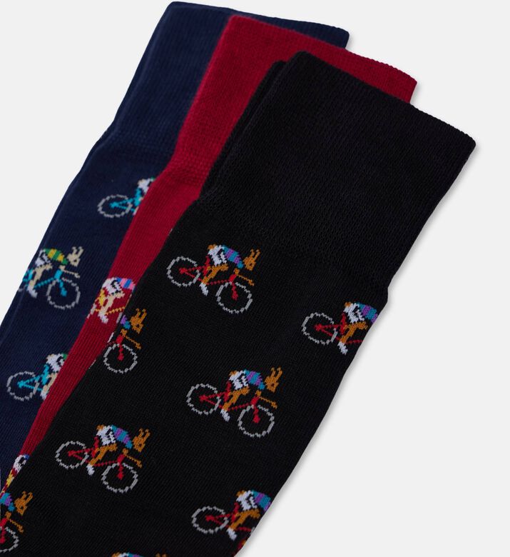 Paul Smith All-over Rabbit Motif 3-piece Socks Pack, Packshot View